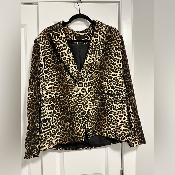 Large leopard blazer - Picture 4 of 4